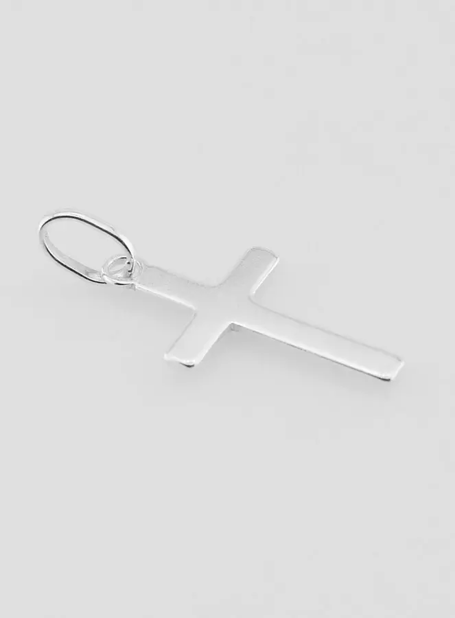Hanger Kind Kruisje Jezus Sterling Zilver 18mm (pic 4)