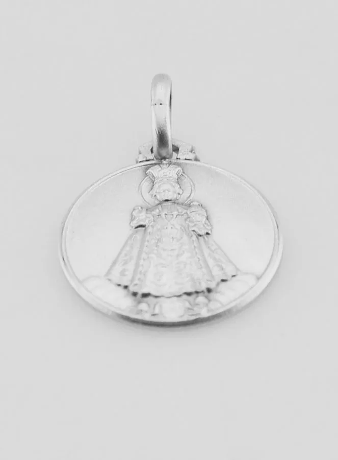 Zilveren Hanger Kindje Jezus van Praag (pic 2)
