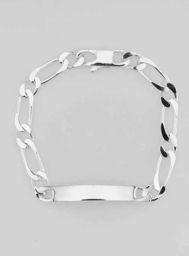 Figaro Armband Zilver 21cm - Schakels 7mm (pic 3)