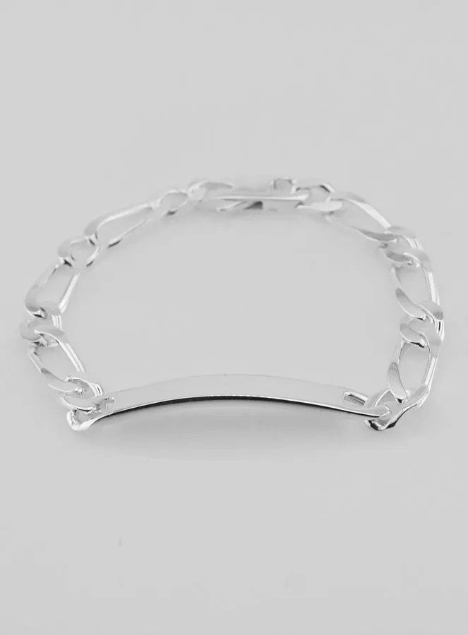 Figaro Armband Zilver 21cm - Schakels 7mm (pic 4)