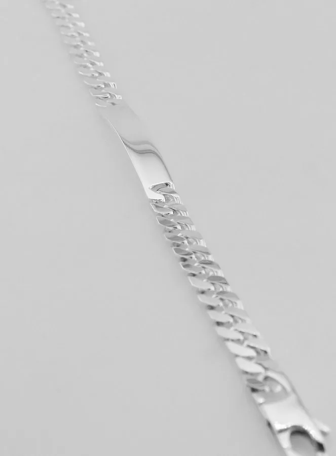 Identiteit Armband Zilver 19cm - Schakels 7mm (pic 2)