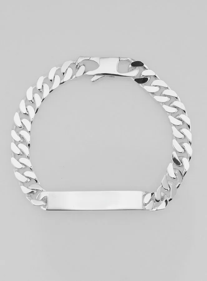 Identiteit Armband Zilver 19cm - Schakels 7mm (pic 3)