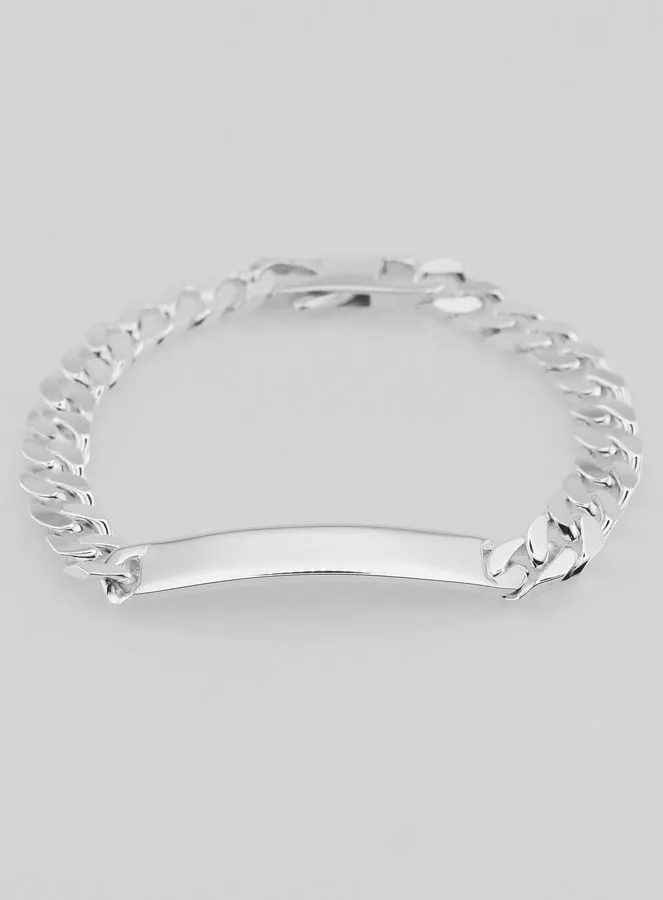 Identiteit Armband Zilver 19cm - Schakels 7mm (pic 4)
