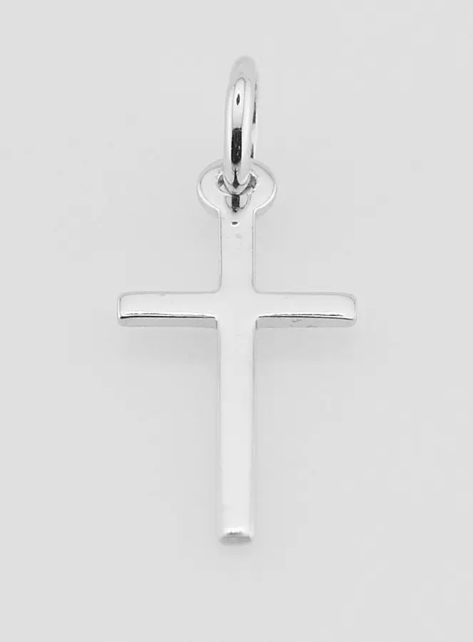Hanger Christelijk Kruis Zilver 18mm (pic 2)