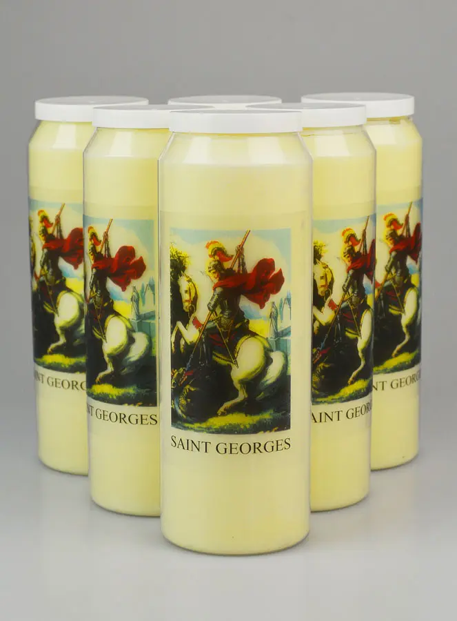 6 Noveen Kaarsen St. Georges (Heilige Joris ) (pic 1)