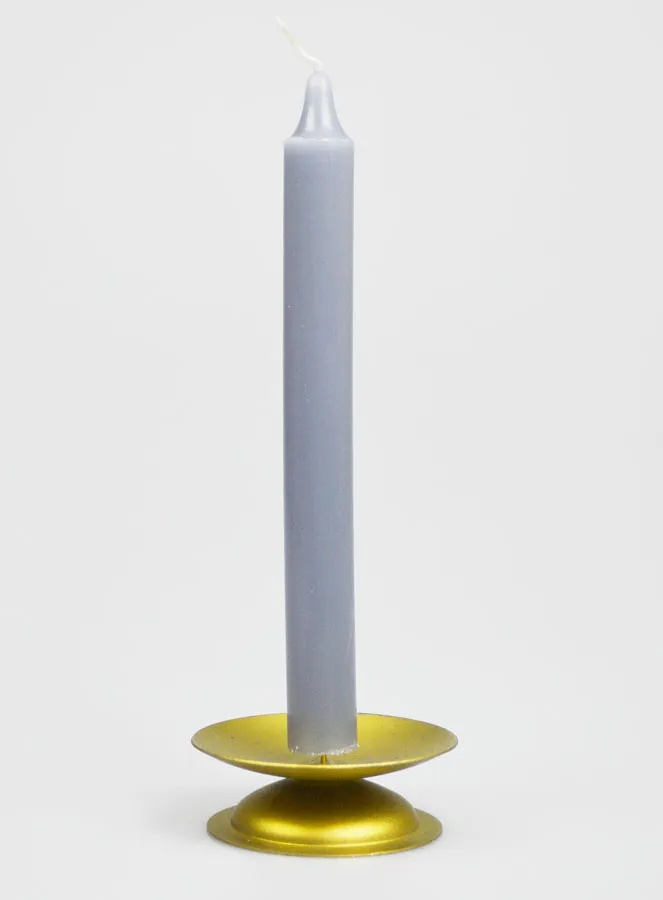 Doorgekleurde Kaars Grijs (pic 1)