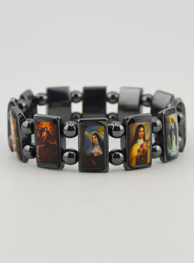 Heiligen Armband Beschermheilige - Hematiet Zwart (pic 3)