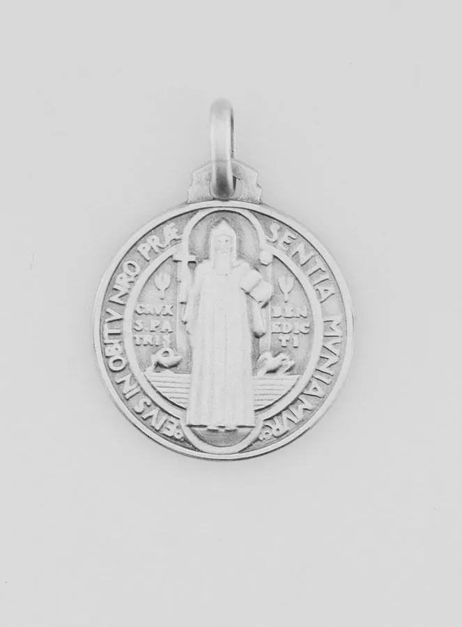 Benedictus Medaille 925 Sterling Zilver - 18mm (pic 4)