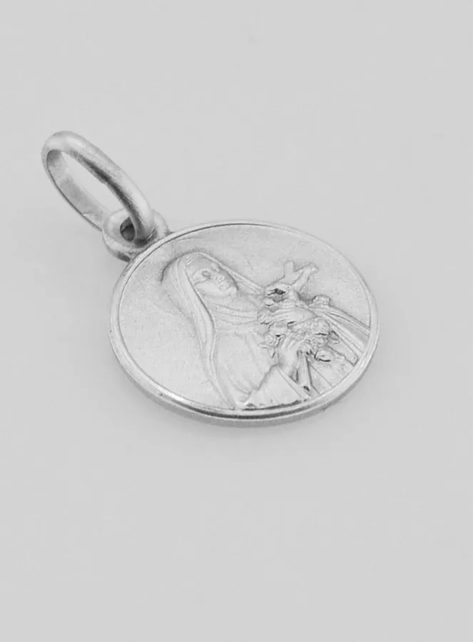 Hangertje Theresia Echt Zilver - 12 mm (pic 3)