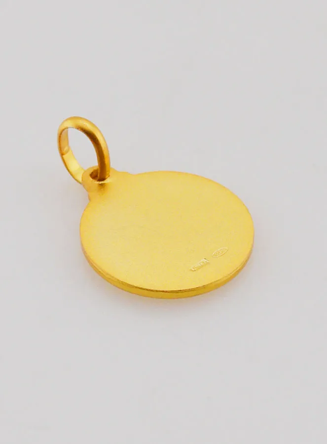 Hanger Heilige Geest Vredesduif Verguld - 14mm (pic 4)