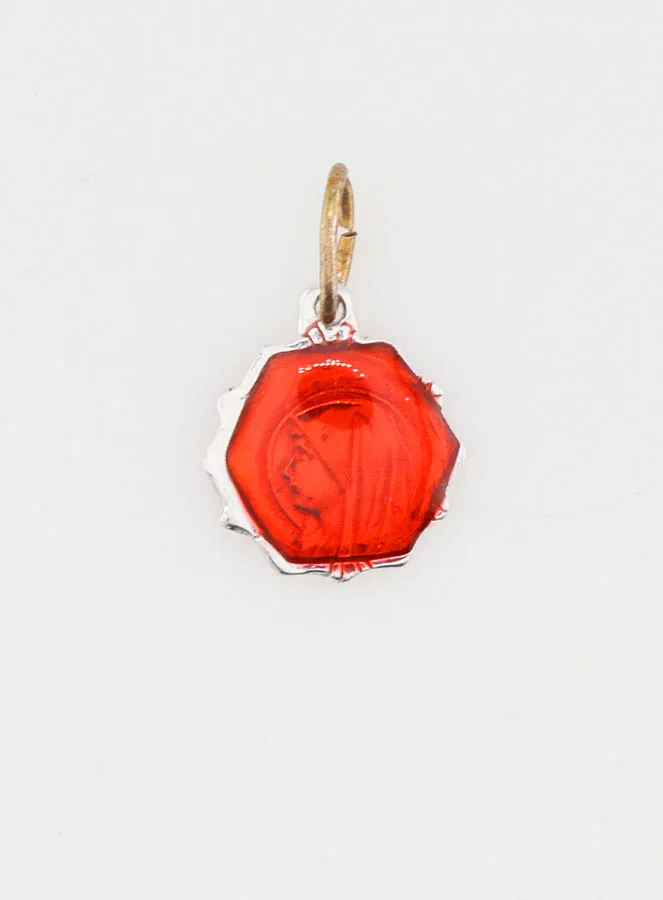 Hanger Maagd Maria 11mm - Rood (pic 3)