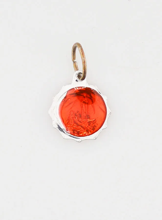 Hanger Maagd Maria 11mm - Rood (pic 4)