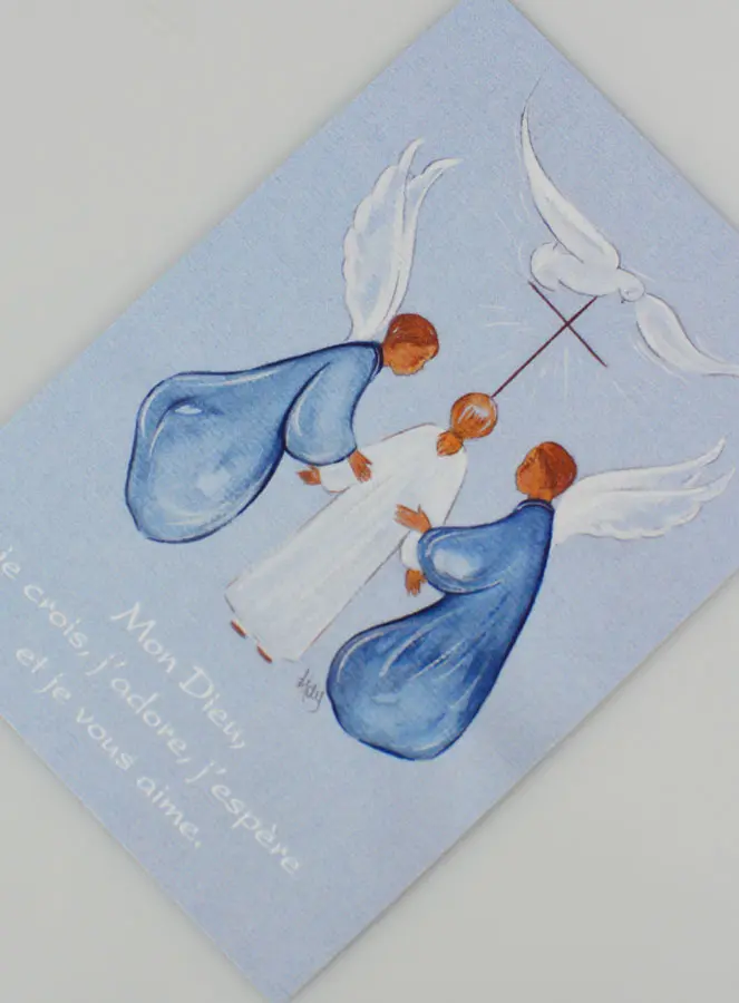 Communiekaart voor Meisjes - Onze Lieve Vrouw van Fatima Gebed (pic 2)