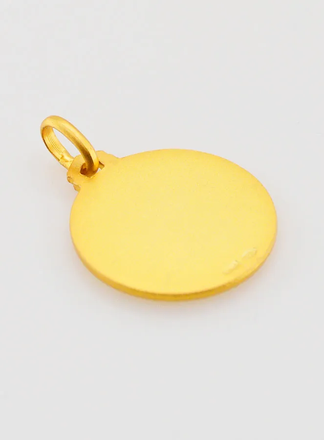 Hanger Heilige Theresia Verguld - 18mm (pic 4)