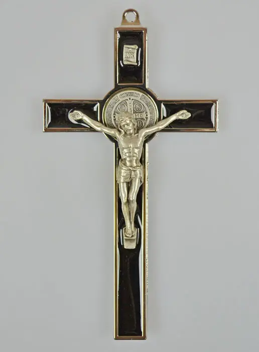 Kruisbeeld Benedictus Kruis - Metaal Zwart (pic 2)