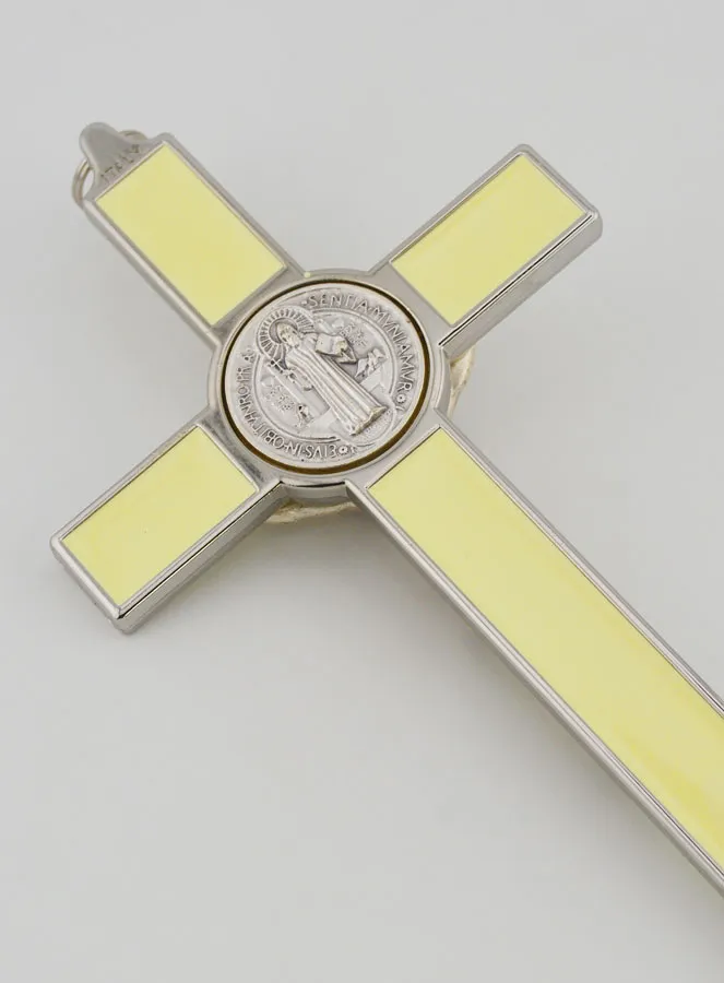 Kruis Benedictus 20 cm - Lichtgevend Metaal (pic 4)