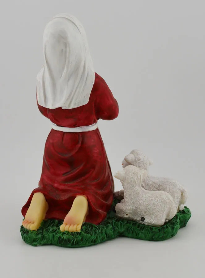 Beeld van Hl Bernadette Soubirous - 15 cm (pic 4)