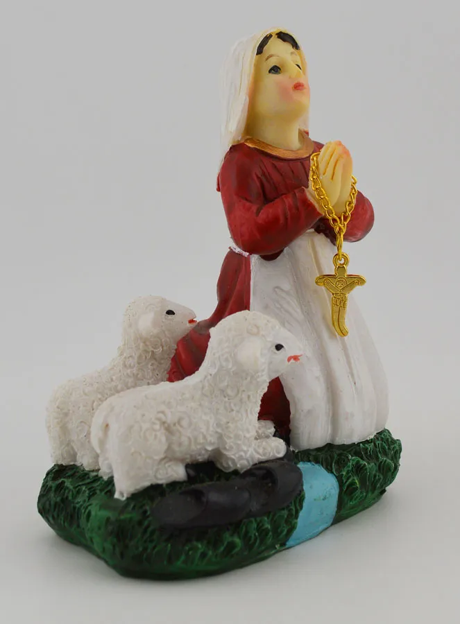 Beeldje Heilige Bernadette Soubirous - 10 cm (pic 3)