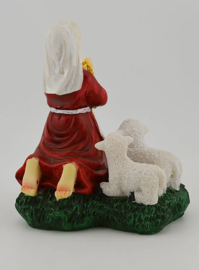 Beeldje Heilige Bernadette Soubirous - 10 cm (pic 4)