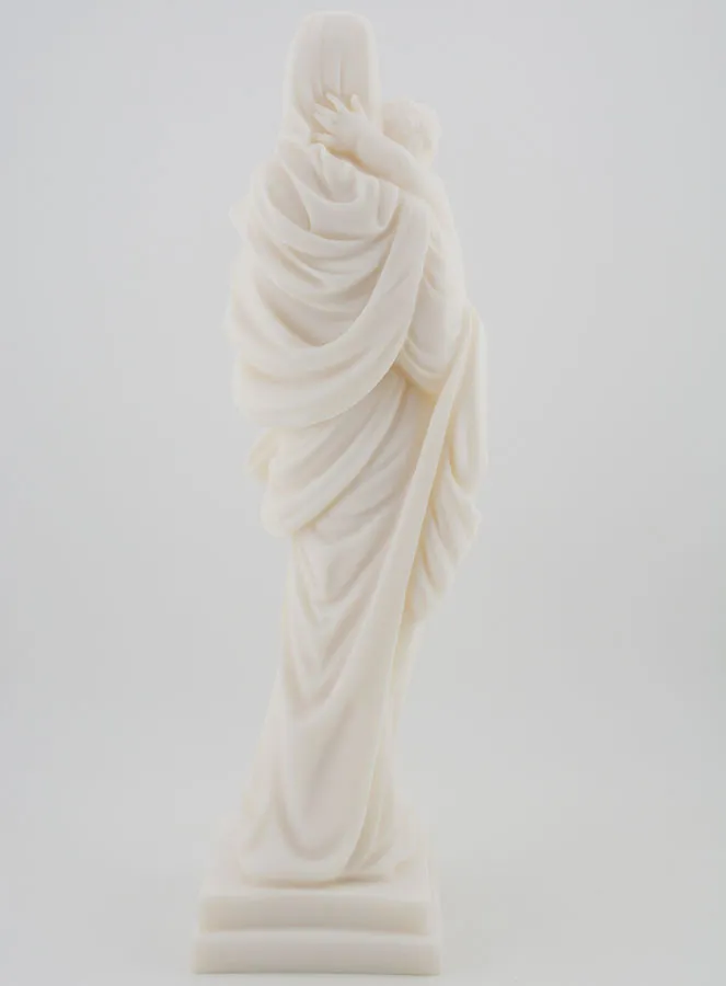 Albasten Beeld Maria met Kind Jezus - 25 cm (pic 4)