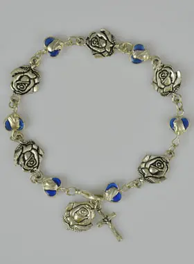 Armband Harten - Rozen van Lourdes en Kruis (pic 1)