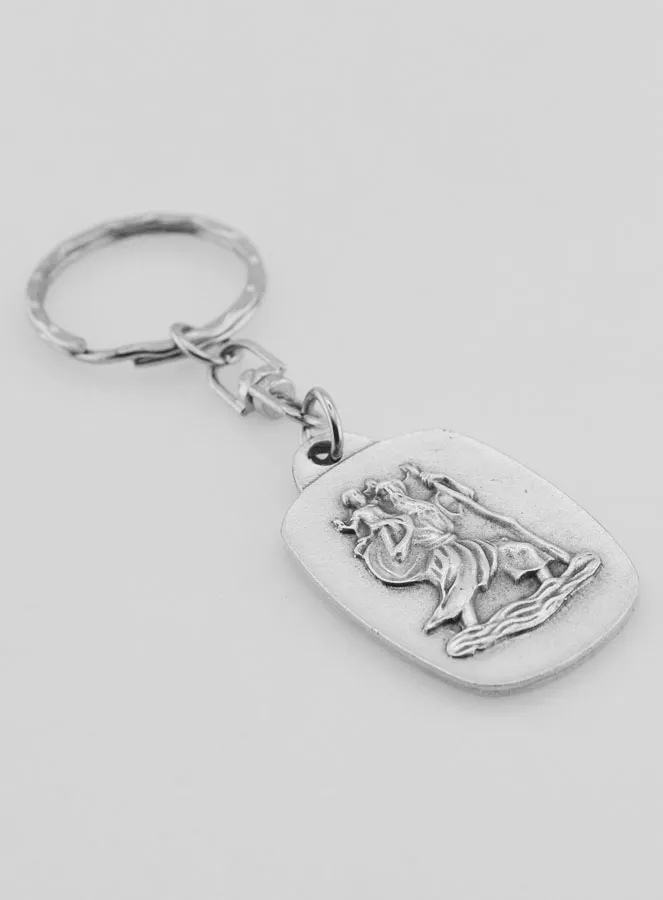 Sleutelhanger Heilige Christoffel - Patroonheilige van de Reizigers 3cm (pic 4)
