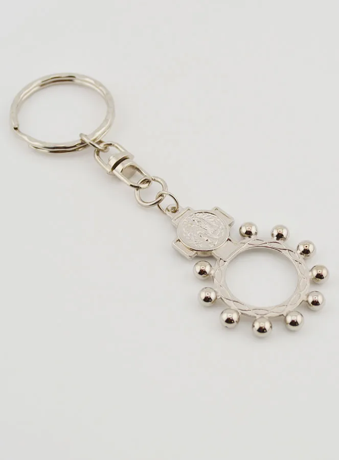 Religieuze Sleutelhanger Tientje Lourdes - 4cm (pic 3)