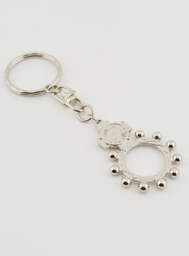 Religieuze Sleutelhanger Tientje Lourdes - 4cm (pic 4)