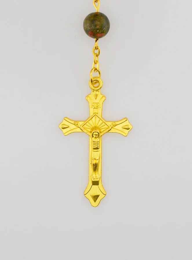 Rozenkrans Unakiet Stijl en Vergulde Ketting (pic 3)
