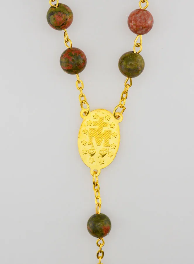 Rozenkrans Unakiet Stijl en Vergulde Ketting (pic 4)