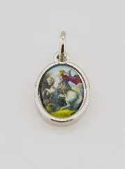 Medaille Heilige Joris (Georges) Zilverkleurig - 15mm