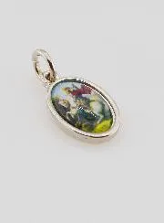 Medaille Heilige Joris (Georges) Zilverkleurig - 15mm