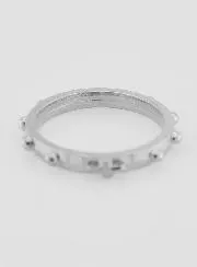 Bidring Zilverkleurig - Maat 51