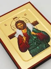 Byzantijnse Icoon Jezus Christus Goede Herder - 17 cm