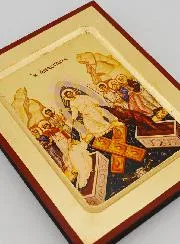 Byzantijnse Icoon De Verrijzenis van Christus- 17 cm