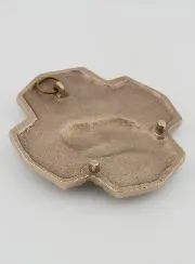 Kruis Zilver Brons Handgemaakt - Het Doopsel - 10cm