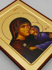 Byzantijnse Icoon Heilige Anna - 22 cm