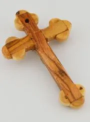 Orthodoxe Kruisbeeld van Olijfhout - 13 cm