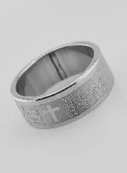Religieuze Ring Gebed Onze Vader (Frans) - Maat 54