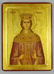 Byzantijnse Icoon Heilige Irene van Thessaloniki - 30 cm