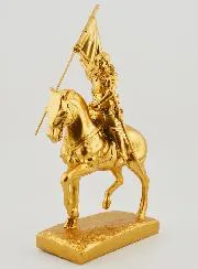 Beeld Heilige Jeanne d'Arc Handgeschilderd - 18 cm