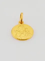 Medaille Heilige Jozef Verguld - 12mm