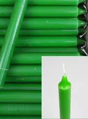 24 Tafelkaarsen Gras Groen