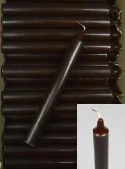 Doos 48 Doorgekleurde Kaarsen Bruin