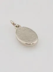 Medaille Onze Lieve Vrouw van Fatima Zilverkleurig - 14mm