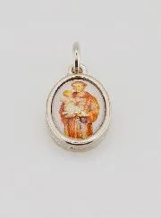 Medaille Heilige Antonius van Padua Zilverkleurig - 14mm