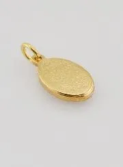 Hanger Onze Lieve Vrouw van de Zwarte Madonna Goudkleurig - 14 mm