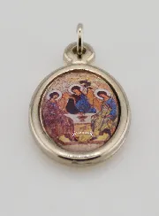 Medaille Heilige Drievuldigheid Zilverkleurig - 22 mm