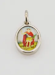 Hanger Heilige Expeditus Zilverkleur - 14mm