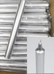Doos 130 Kaarsen Zilver